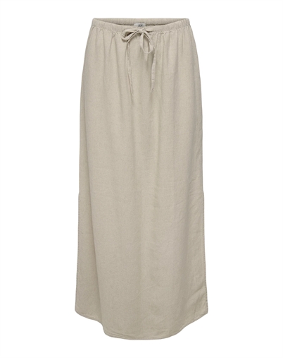 JDY - JdySay Maxi Slit Nederdel - Oatmeal/Melange